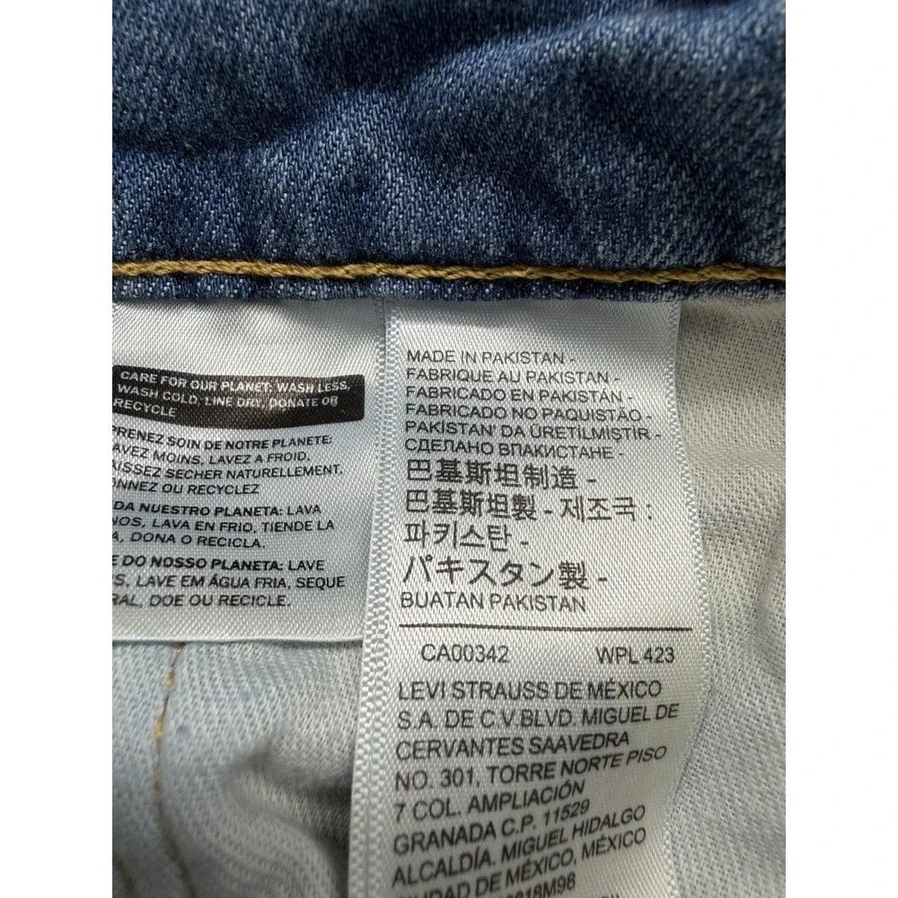 Levis 512 Slim Taper Fit Jeans Men's 31x32 Light Wash‎ Blue Denim Stretch